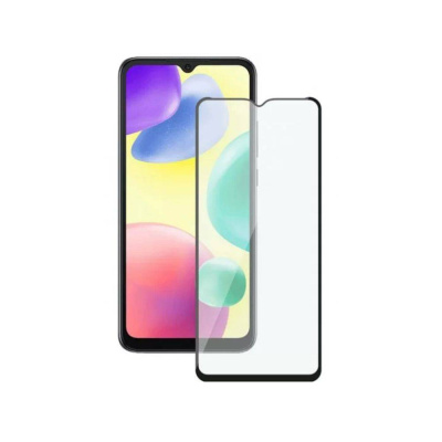 Защитное стекло 5D Xiaomi Redmi 10C Черный