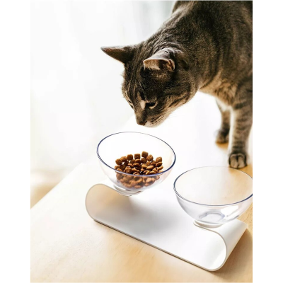 Двойная миска для домашних животных Xiaomi Jordan Judy Plastic Pet Double Food Bowl (PE001)